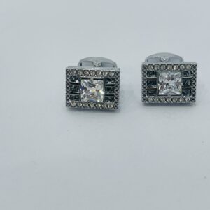 Simple Diamond Cufflinks