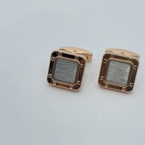 Simple Gold Cufflinks