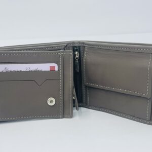 Plain Men's Wallet - Grey