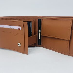 Plain Men's Wallet - Brown
